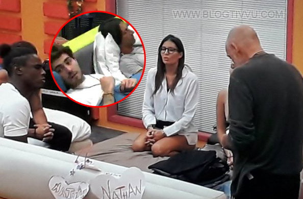 GF Vip, Brosio in preghiera: urla da stadio con gli altri vipponi, Stefania Orlando sbotta (VIDEO) preview