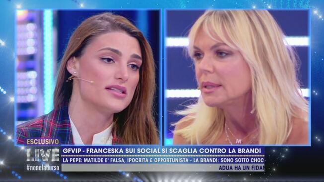 Franceska Pepe fa piangere Matilde Brandi