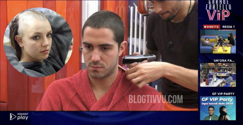 Tommaso Zorzi come Britney Spears si rasa a zero al GF Vip: mental breakdown? (VIDEO) preview
