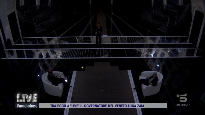 Blackout a Live Non è la d’Urso: studio completamente al buio (VIDEO) preview