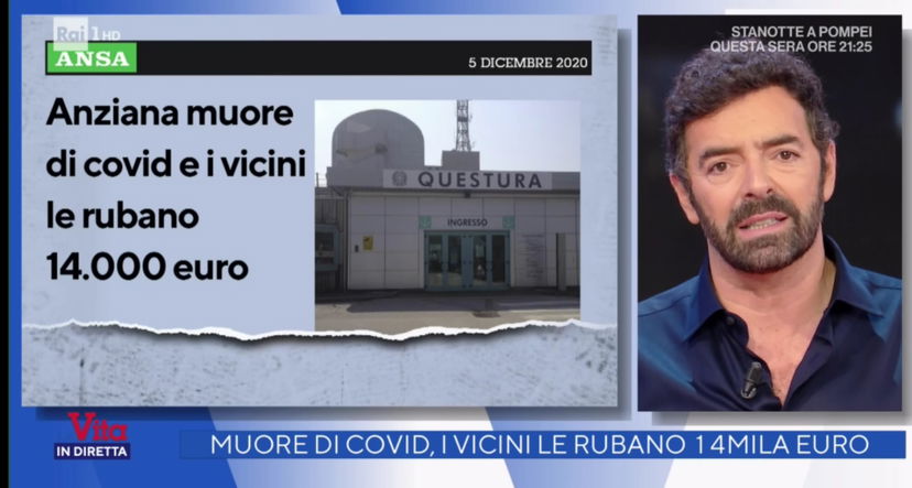 Gaffe di Alberto Matano, La Vita in Diretta: “Come sta la signora?”, ma Luciana è morta (VIDEO) preview