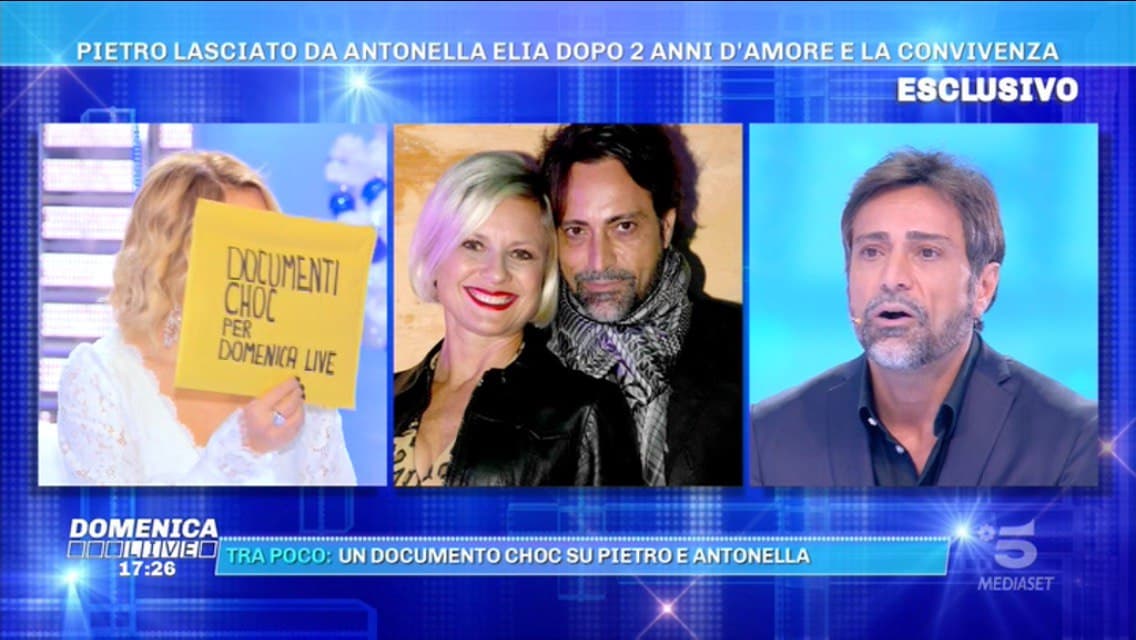 Pietro Delle Piane cacciato di casa da Antonella Elia?