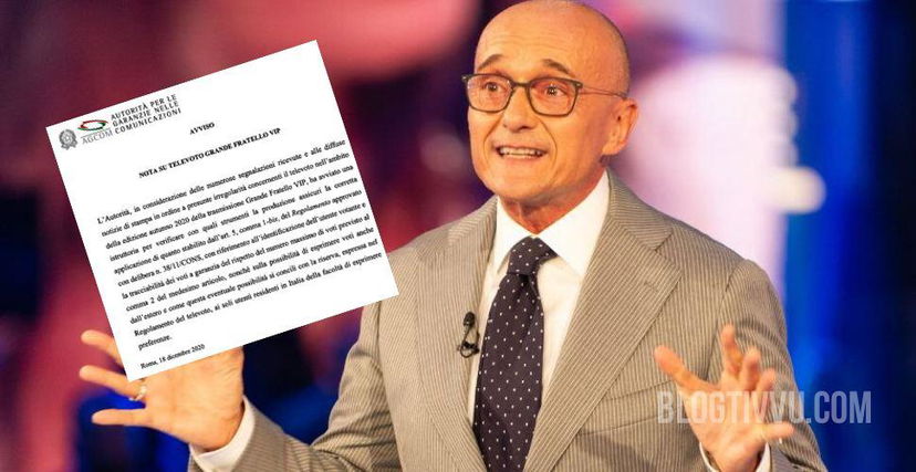 Televoto falsato al Grande Fratello Vip, avviata l’istruttoria: ecco il comunicato Agcom preview