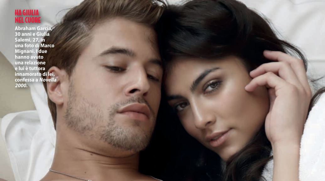 Abraham Garcia Arevalo e Giulia Salemi
