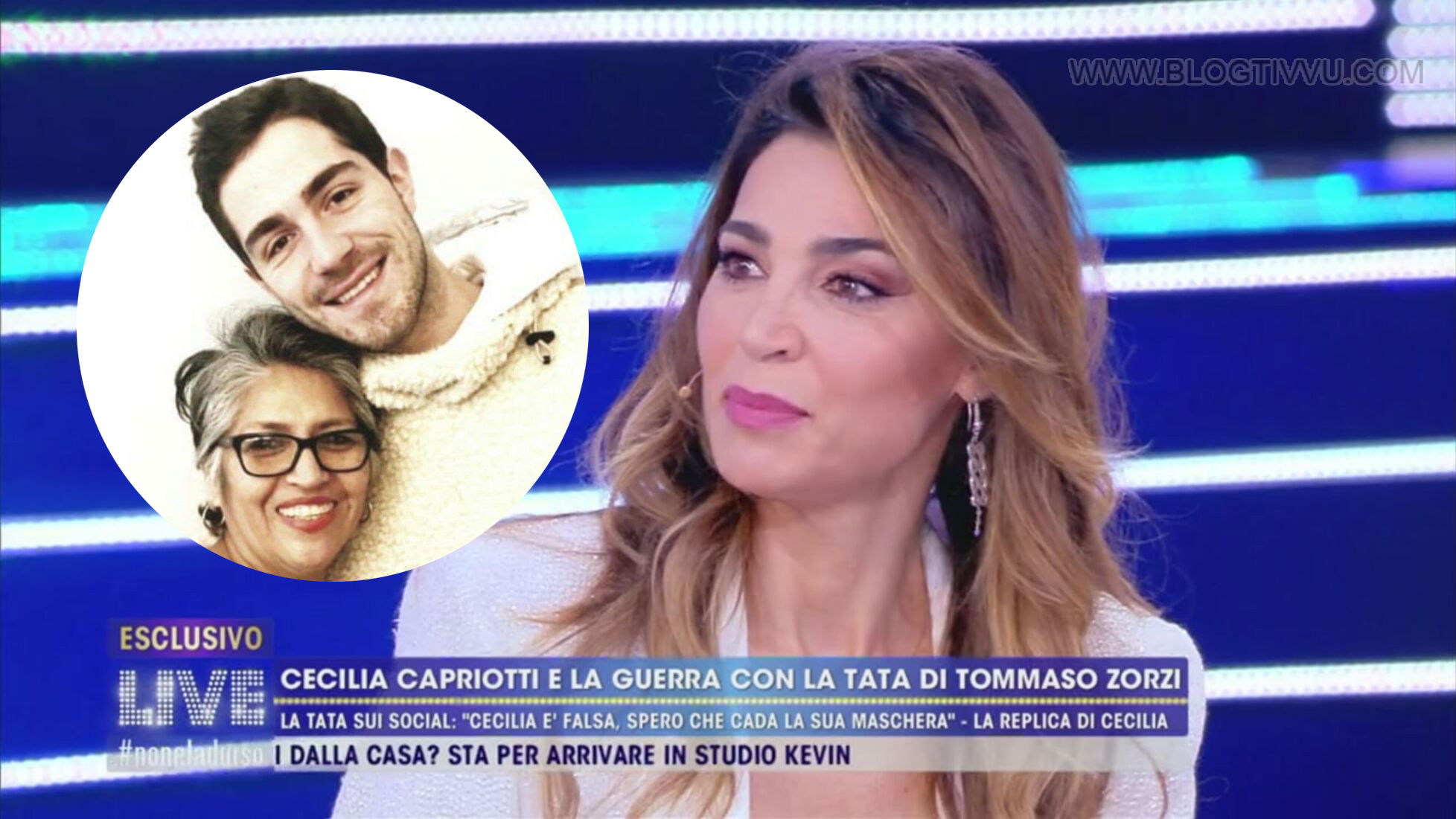 Cecilia Capriotti contro la tata di Tommaso Zorzi