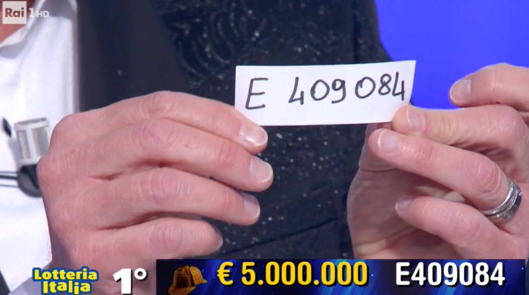 Biglietti vincenti Lotteria Italia