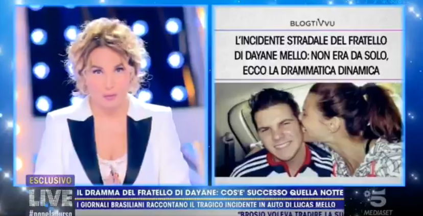 Dayane Mello, salta il collegamento con il fratello Juliano a Live: interviene Barbara d’Urso – VIDEO preview