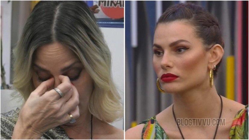 Stefania Orlando piange dopo la lite con Dayane Mello
