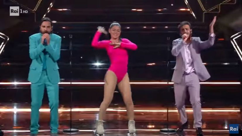 Paola Fraschini, chi è la pattinatrice sul palco di Sanremo 2021 con Colapesce e Dimartino preview