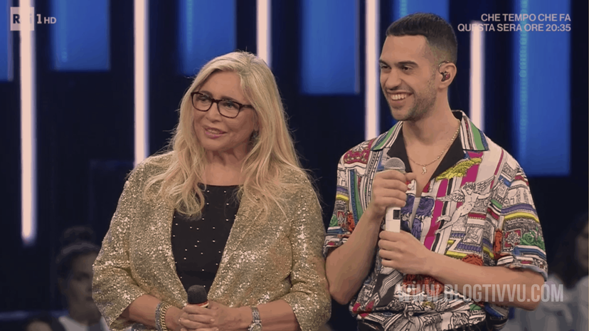 Mara Venier rimprovera Mahmood e parla del “futuro” di Domenica IN preview