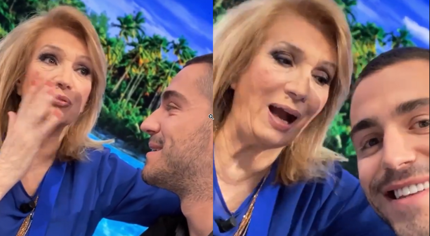 Iva Zanicchi e Tommaso Zorzi