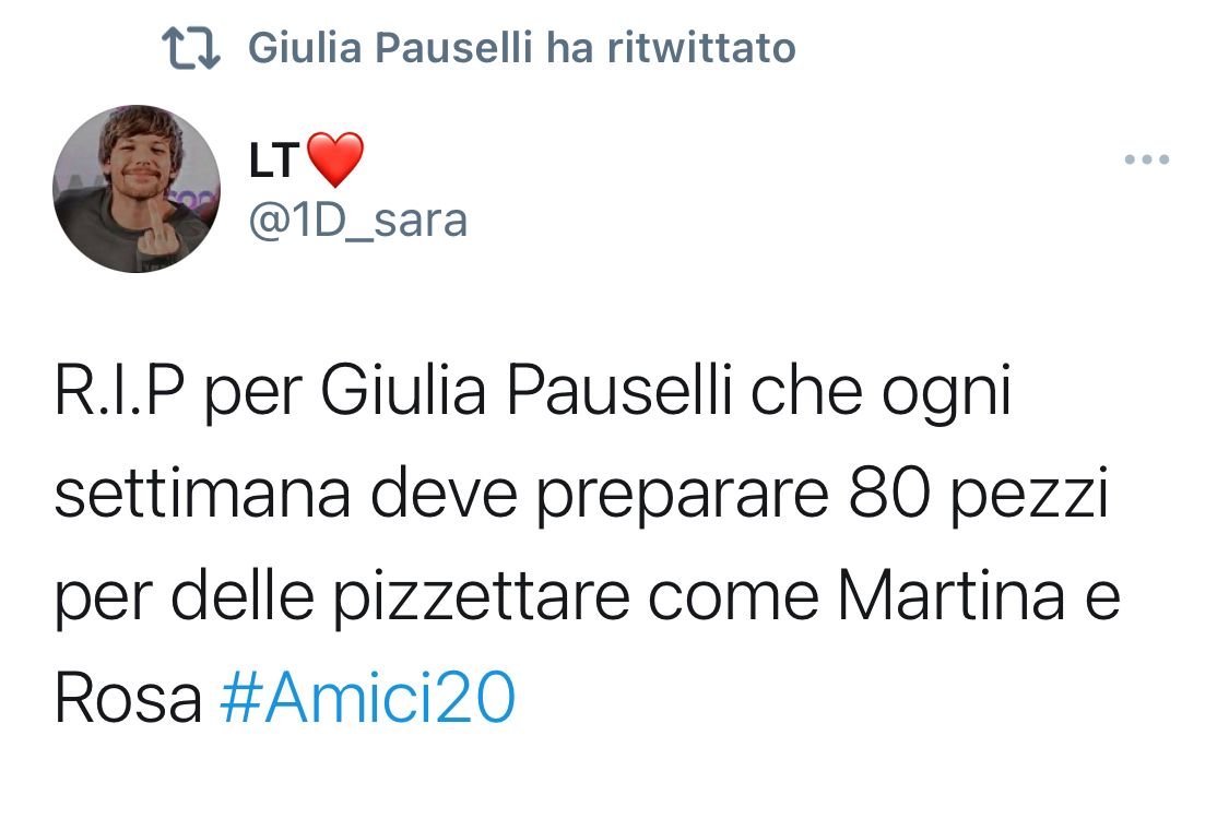 Giulia Pauselli Twitter