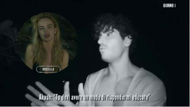 Akash Kumar e Drusilla Gucci, prima lite all’Isola: “Arrogante, non è la persona per me!” preview