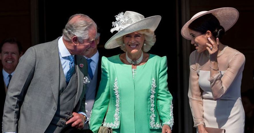 Meghan Markle con il Principe Carlo e Camilla