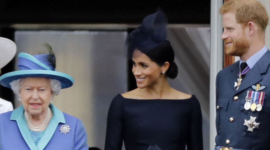 Regina Elisabetta, Harry e Meghan