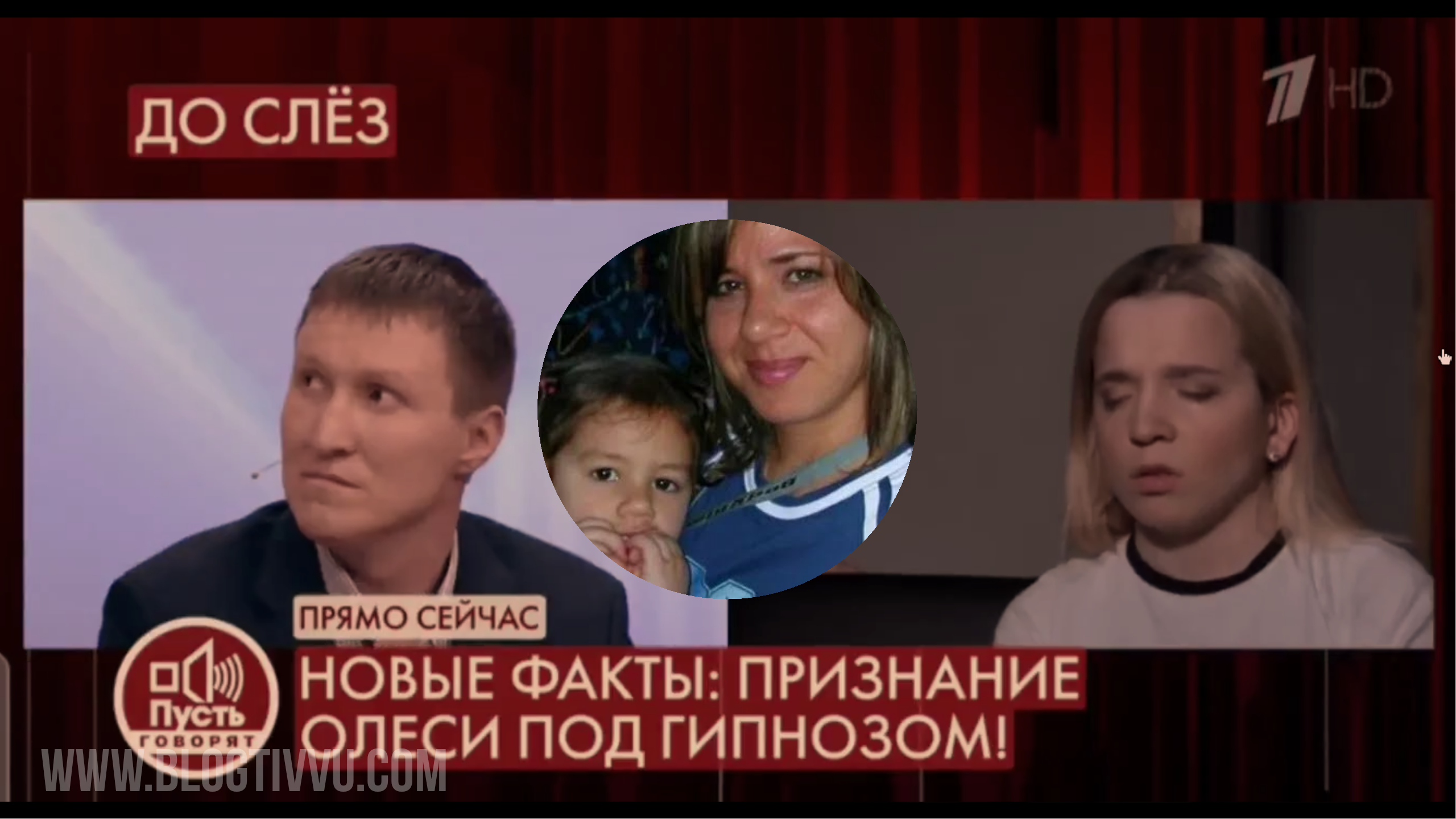 Olesya Rostova sottoposta ad ipnosi