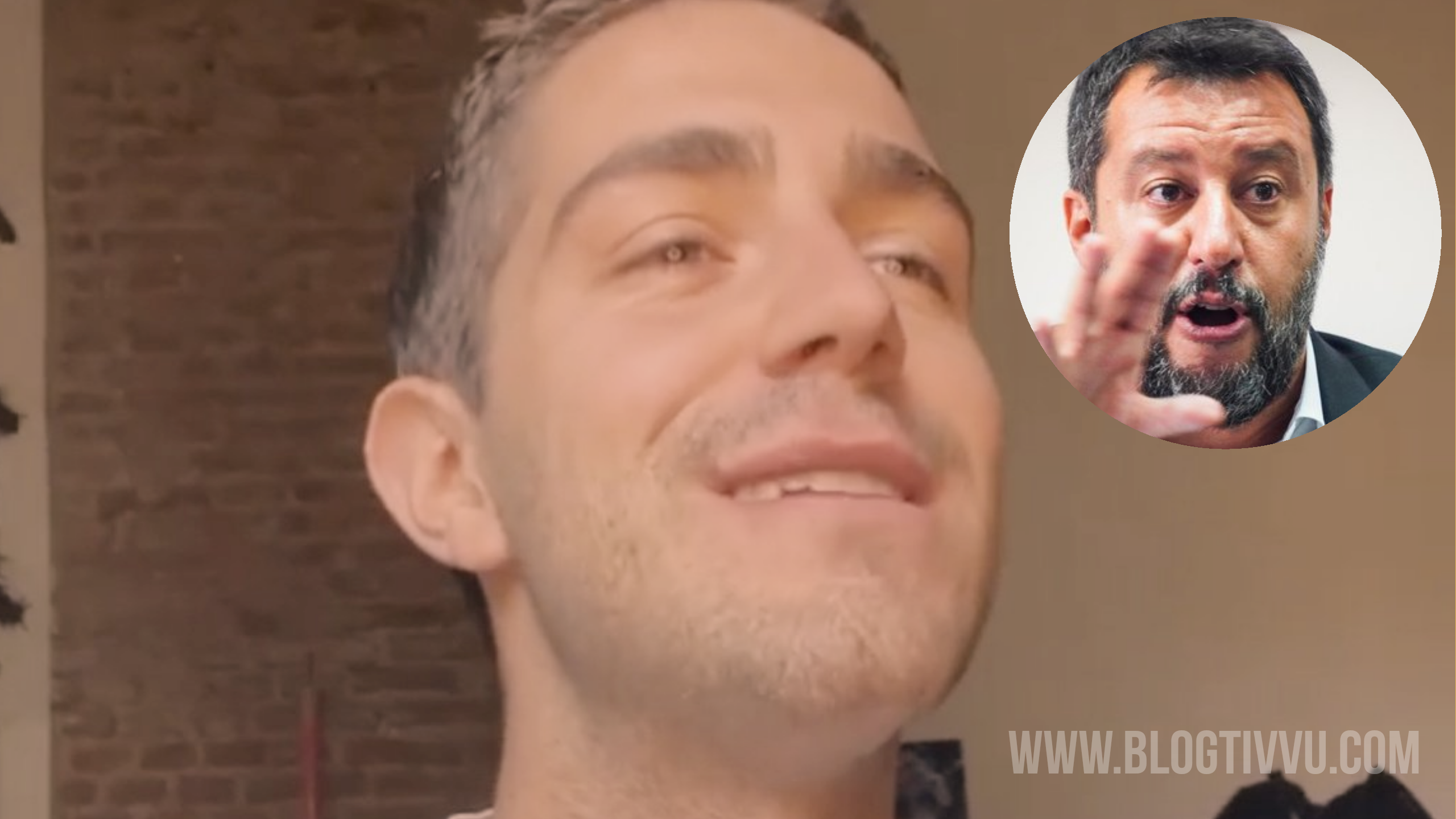 Tommaso Zorzi e Matteo Salvini
