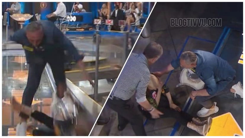 Brutto incidente ad Avanti un altro: Valletta cade per terra, Bonolis interviene – VIDEO preview