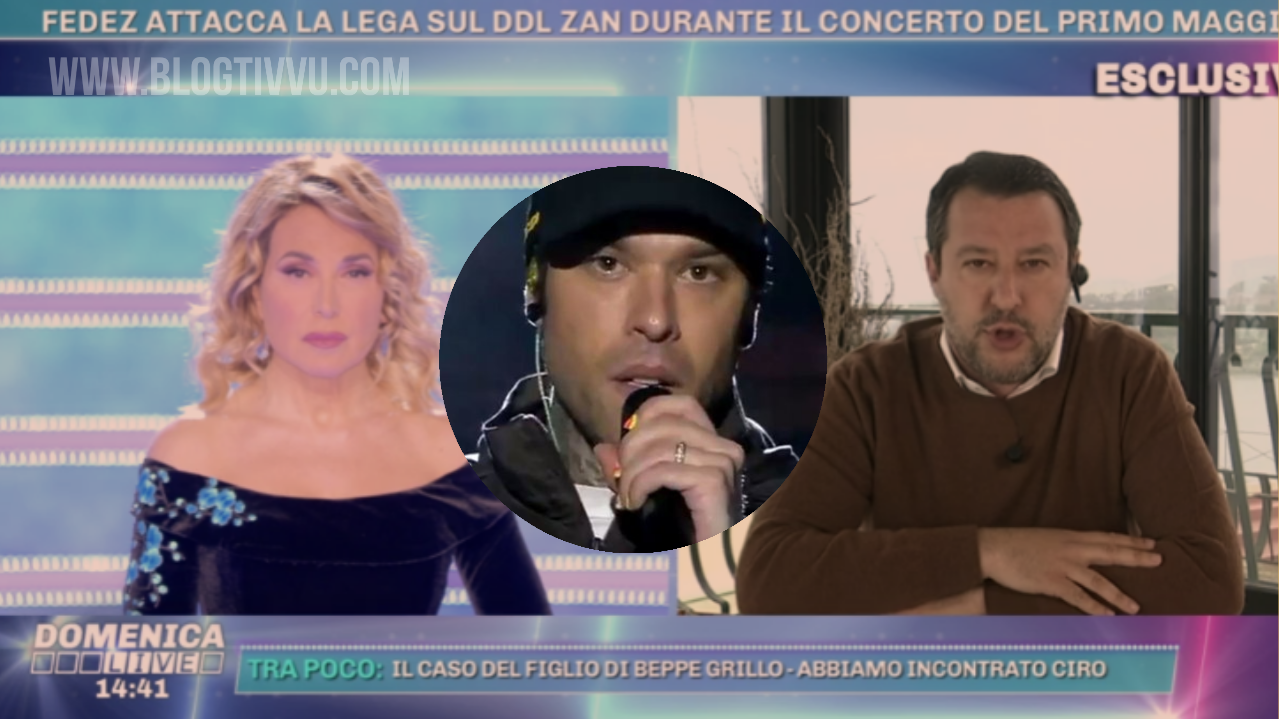Matteo Salvini e Fedez