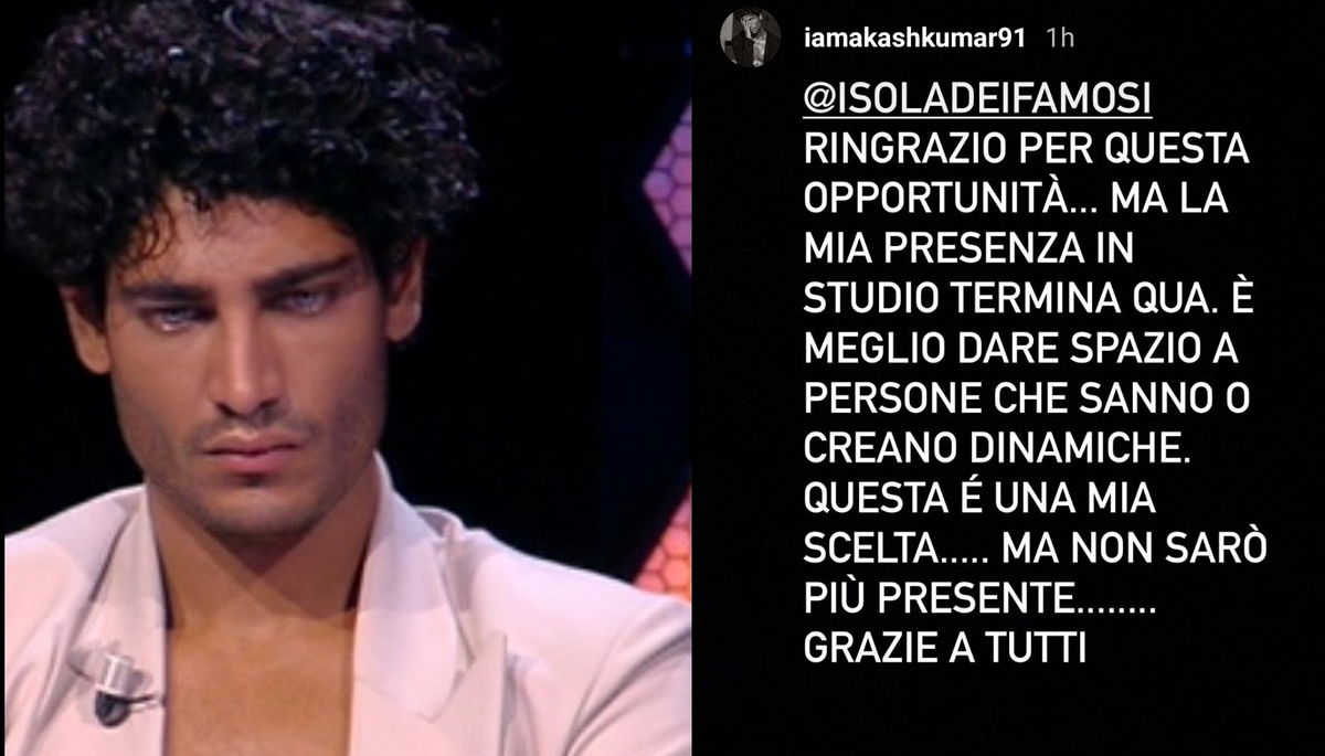Isola dei Famosi, Akash Kumar cambia (ancora) idea: stasera ci sarà article-post