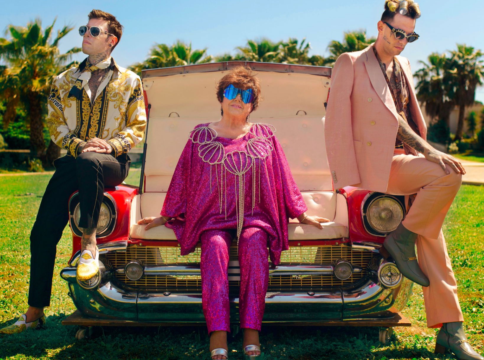 Fedez, Orietta Berti e Achille Lauro