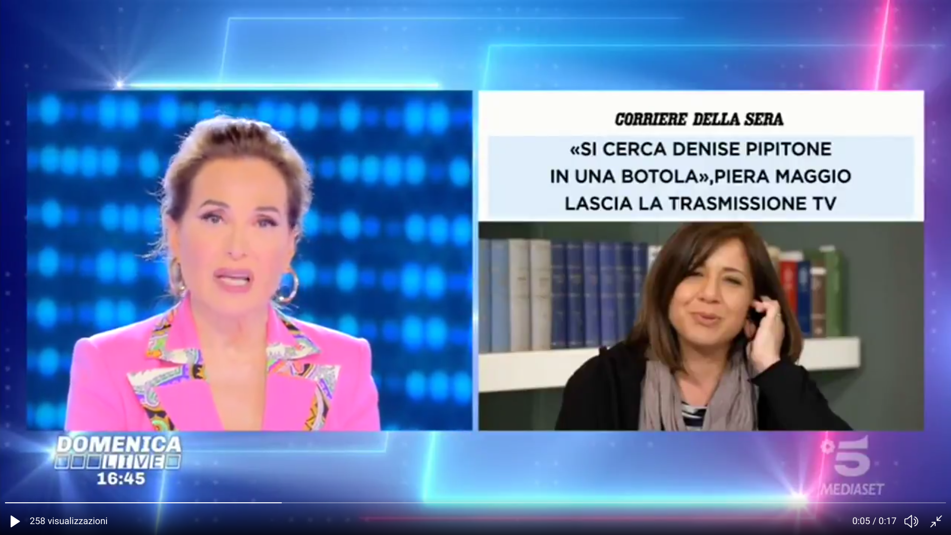 Denise Pipitone, Barbara d'Urso e Piera Maggio