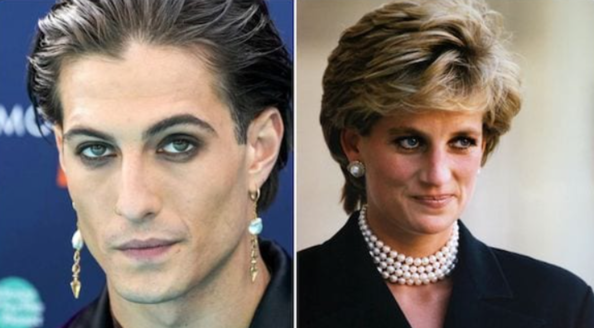 Damiano dei Maneskin e Lady Diana