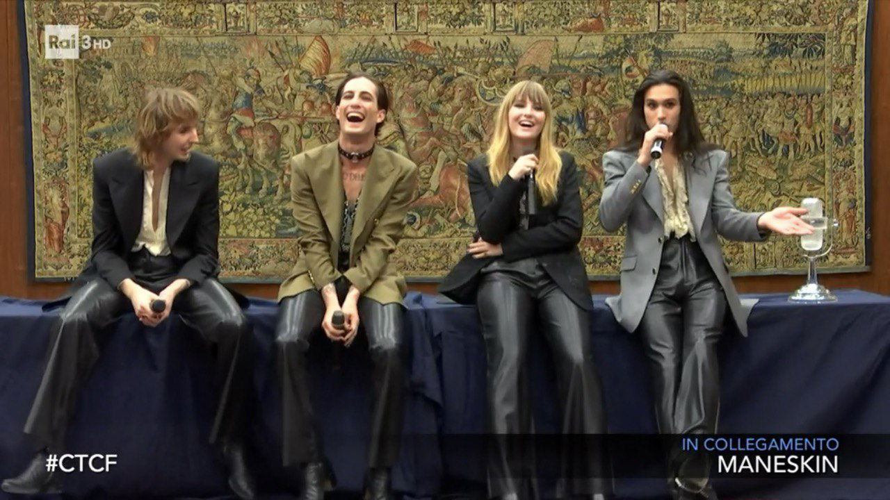 Maneskin, Che tempo che fa