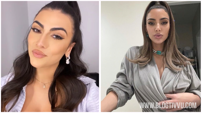 Giulia Salemi come Kim Kardashian fa impazzire il web: la foto a confronto preview