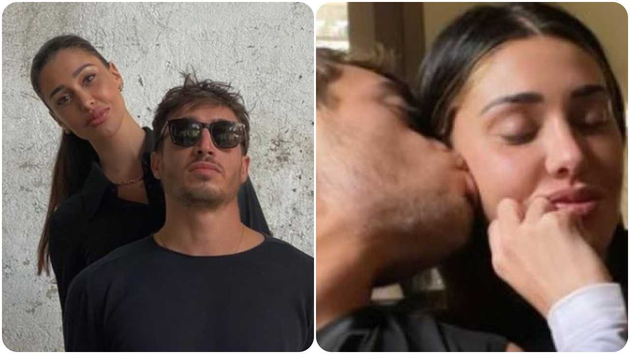 Belen Rodriguez e Antonino Spinalbese