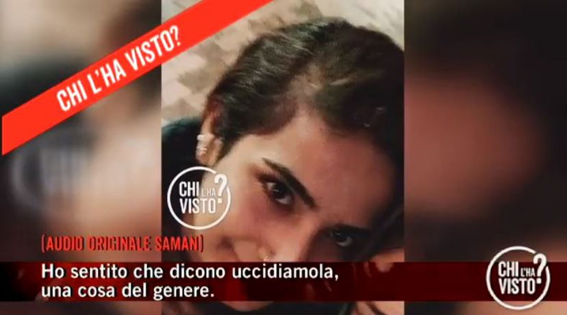 Saman Abbas, l’ultimo messaggio choc al fidanzato: l’audio a Chi l’ha visto preview