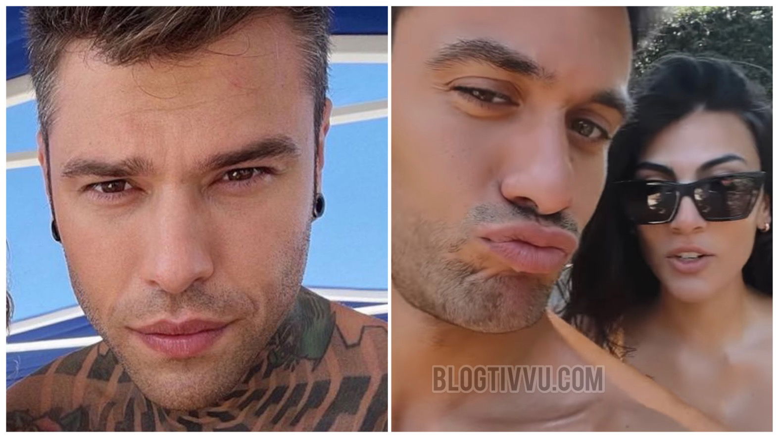 Fedez, Pierpaolo Pretelli e Giulia Salemi