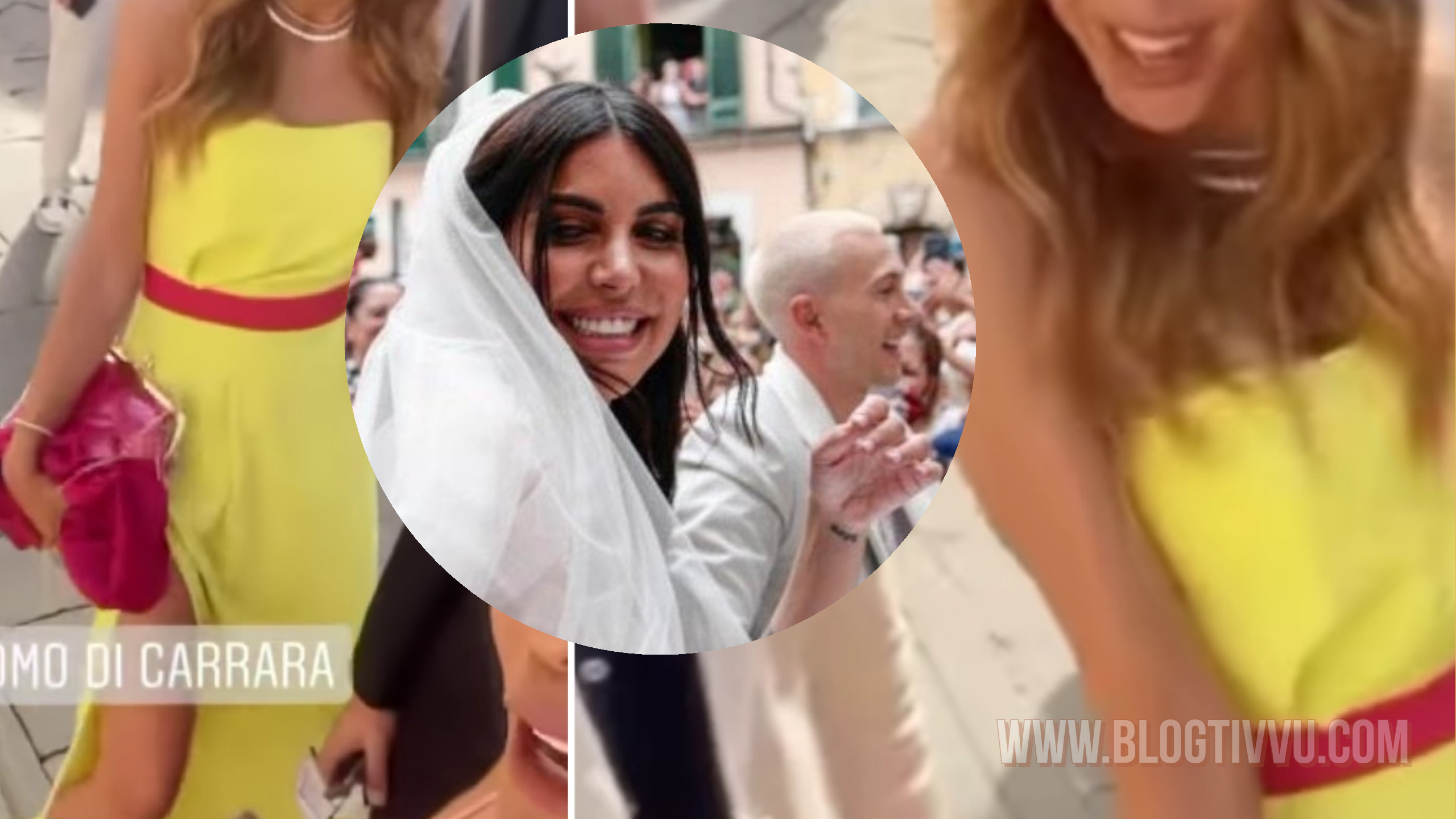 Ex gieffini al matrimonio di Veronica Ciardi (ma non Sarah Nile)