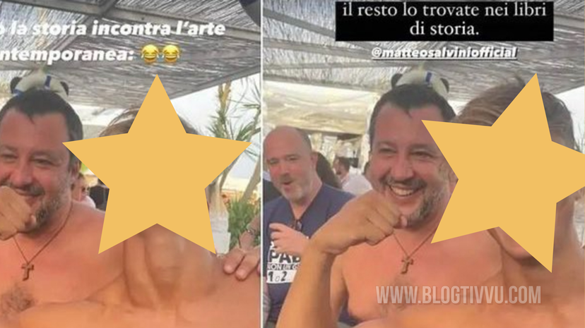Ex del Grande Fratello Vip si fa una foto con Salvini che gli costa cara e sbotta: persi moltissimi follower preview