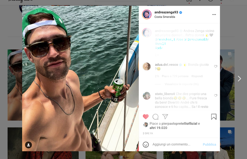 Zenga ironizza sull’avvistamento con “un’altra donna” e posta una foto: Rosalinda Cannavò commenta preview