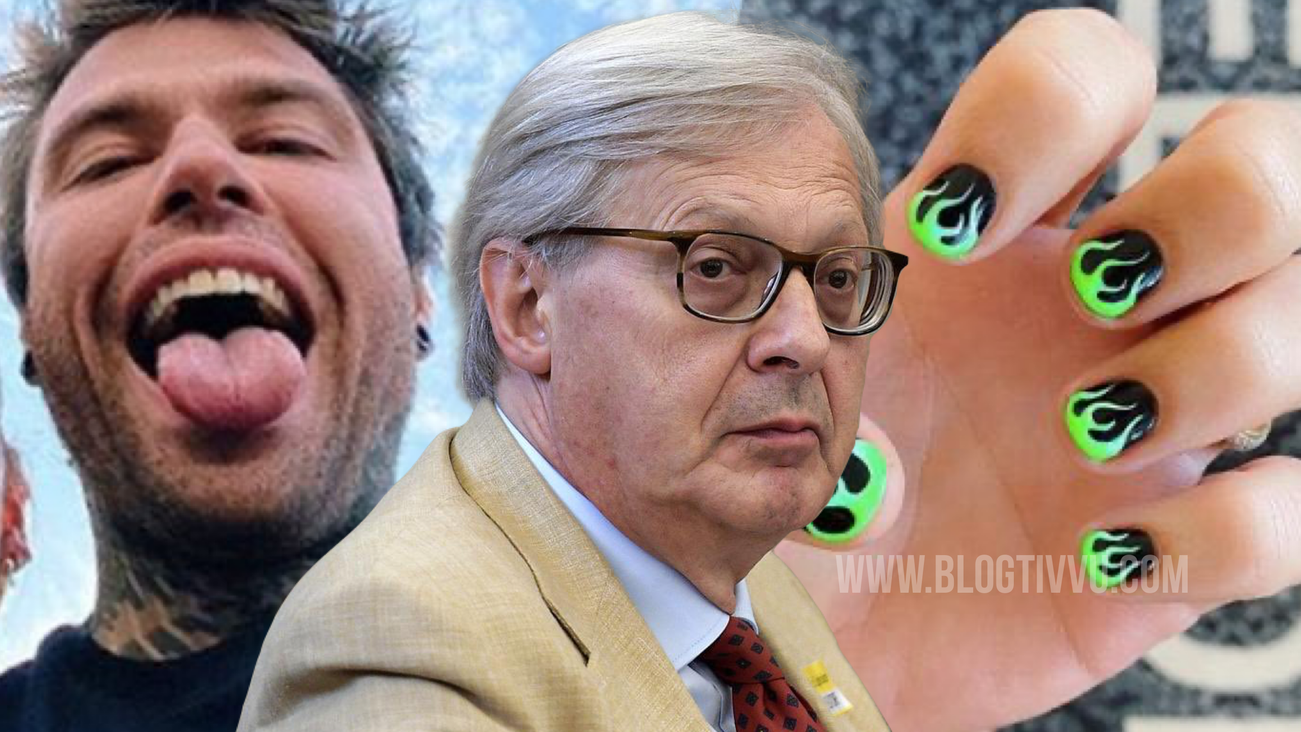 Fedez e Vittorio Sgarbi