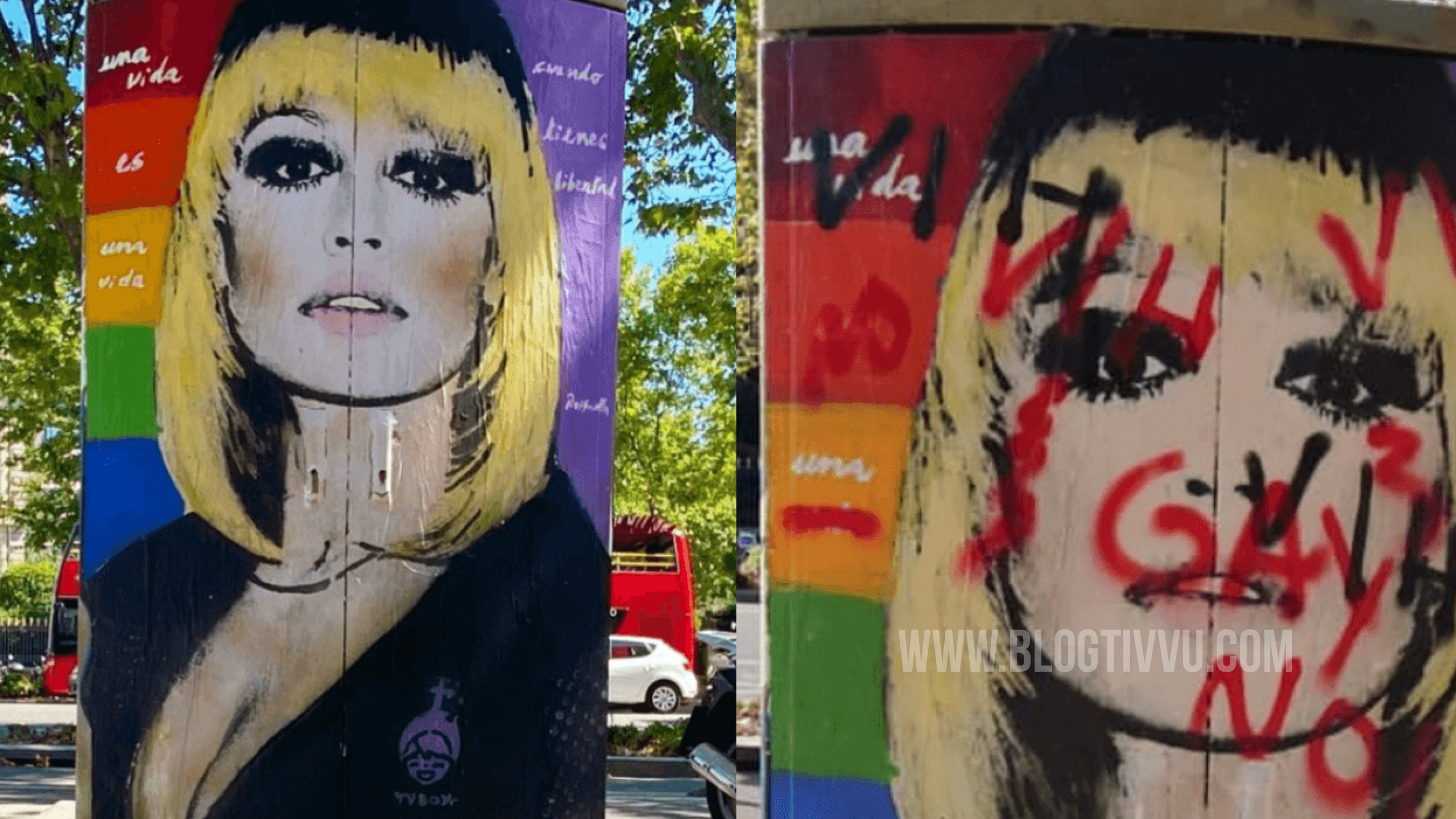 Murales Raffaella Carrà