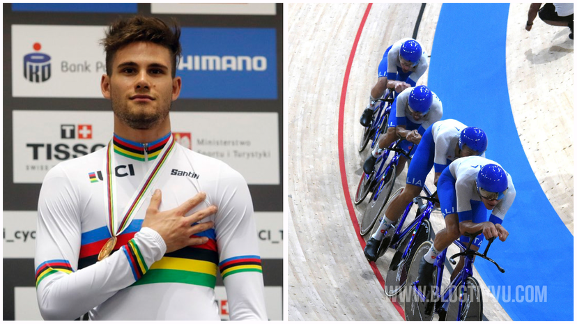 Ciclismo su pista, medaglia d’oro per l’Italia: tutti pazzi per Filippo Ganna a Tokyo 2020 – FOTO preview