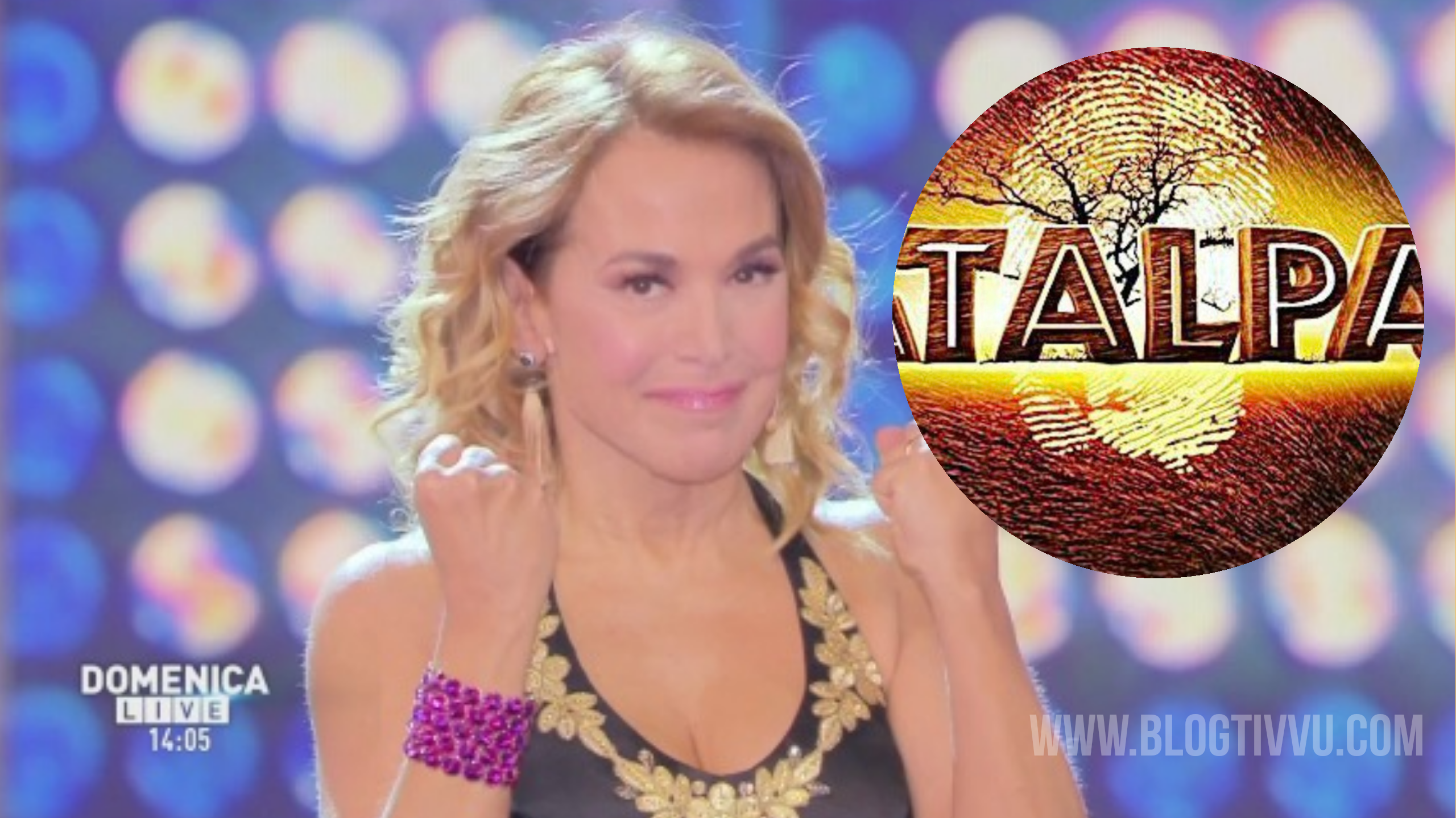 Barbara d’Urso fuori da La Talpa