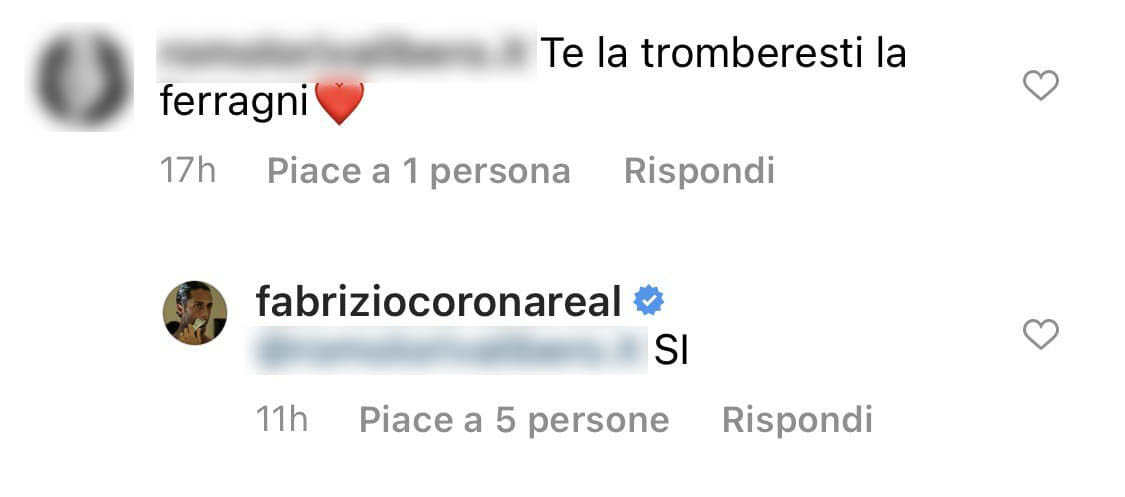 Fabrizio Corona, Commenti Audaci Su Chiara Ferragni E 'stanco' Di Fedez