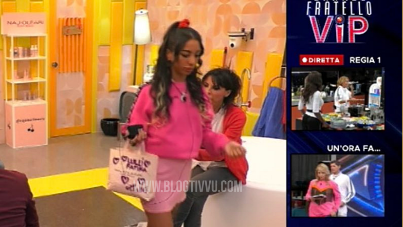 Perché Lulù ha sempre la borsa nella Casa del GF Vip? Ecco cosa c’è dentro e l’ironia di Twitter – VIDEO preview