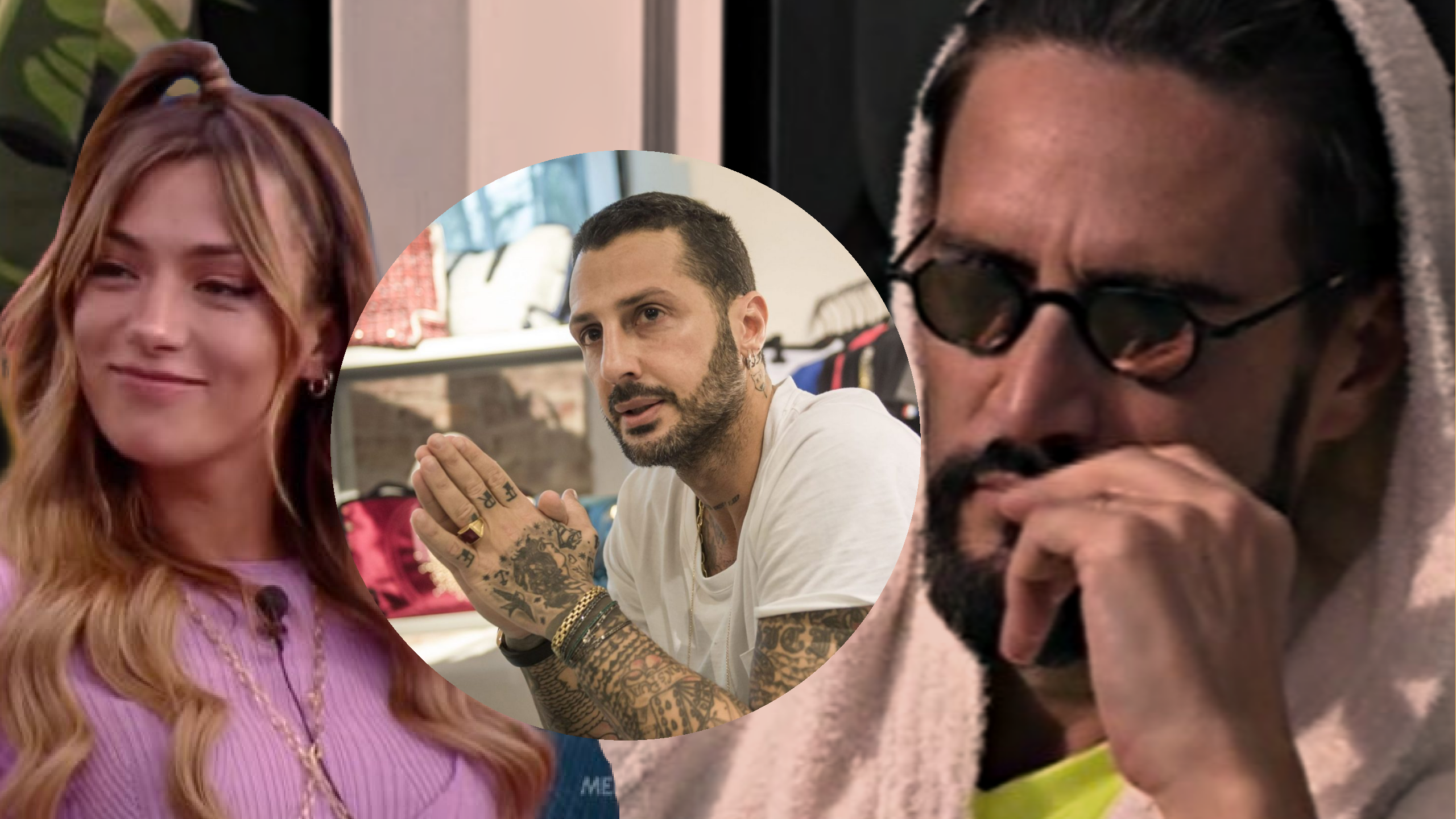 Soleil, Alex Belli e Fabrizio Corona
