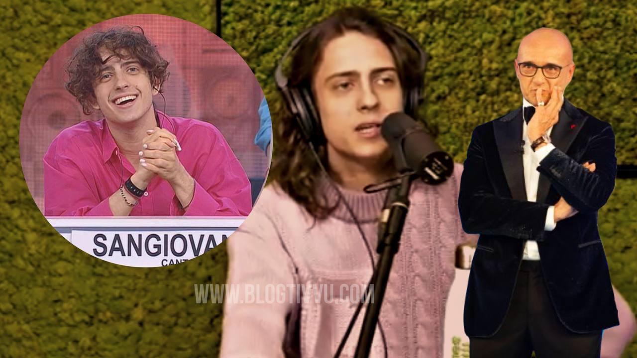 Sangiovanni parla di Amici e del GF Vip