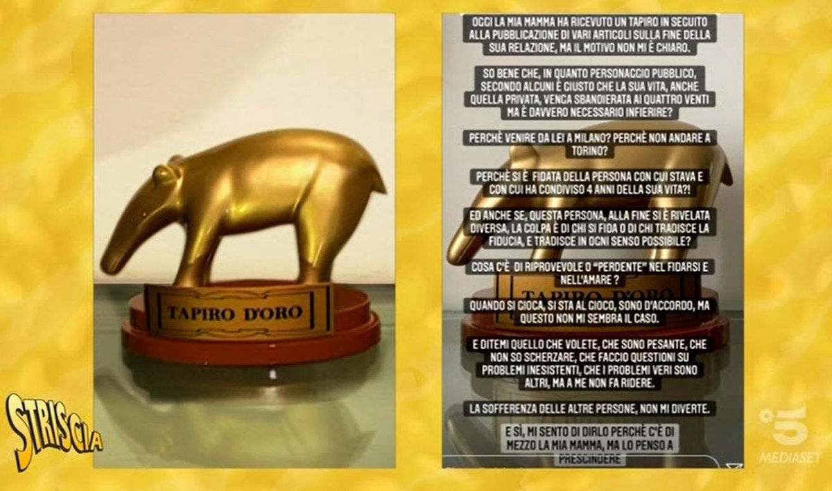 Tapiro ad Ambra, la sua agenzia dietro il post social della figlia? Interviene la manager article-post