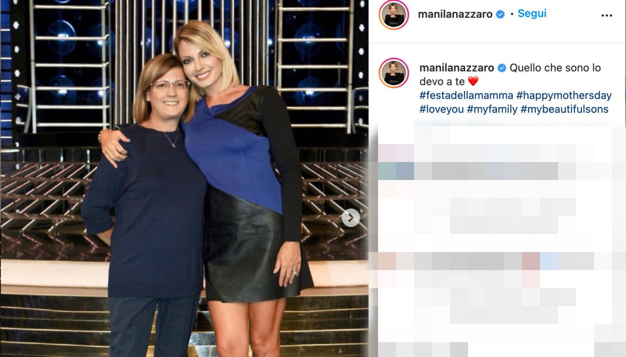 La mamma di Manila Nazzaro