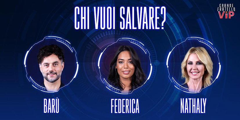Eliminato Grande Fratello Vip, Barù, Nathaly e Federica: ecco cosa dicono i sondaggi preview