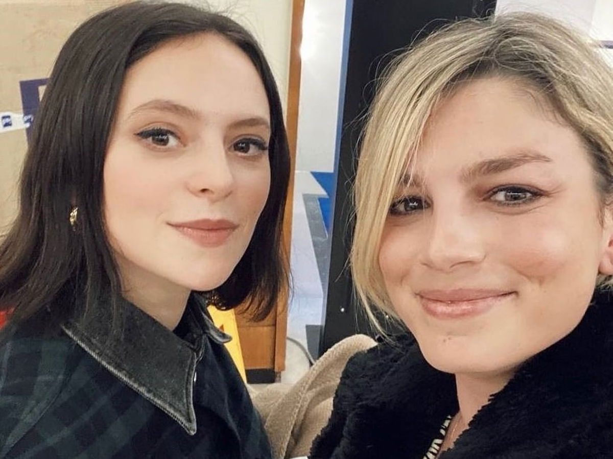 Francesca Michielin a Sanremo 2022 con Emma Marrone