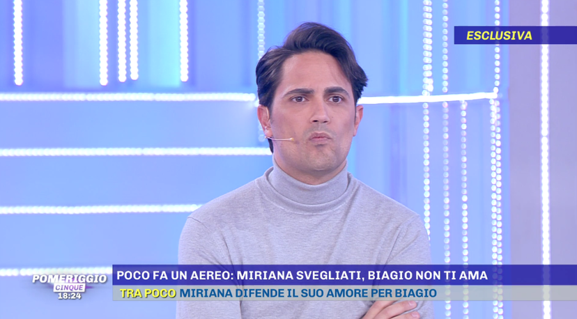 Biagio D’Anelli sbotta dopo aereo a Miriana, Urtis lo punge: “ti sei innamorato quando…” preview