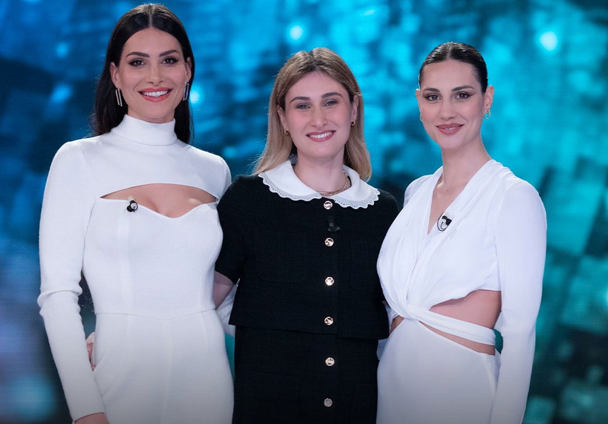 Beatrice e Ludovica Valli a Verissimo con la sorella Eleonora