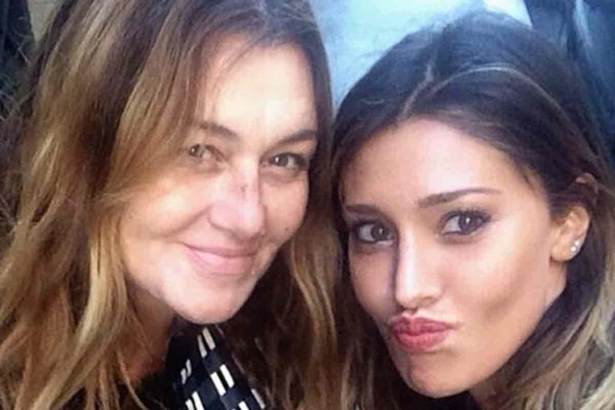 Belen Rodriguez e la mamma
